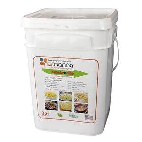 Numanna Grab-n-Go Bucket 80 Servings for Survival, Camping, Hiking, Disaster Preparedness, Bug Out Bucket Long Term Storage Non-Perishable Meals 25+ Year Shelf Life Portable Flood Safe Container
