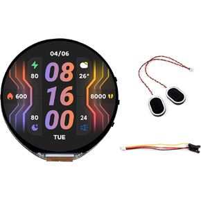 waveshare ESP32-S3 1.85inch Round Display Development Board 360×360 Resolution 262K Color LCD, 32-bit LX7 Dual-core Processor,Supports WiFi & Bluetooth