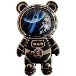 Phone Stand Holder, Cell Phone Astronaut Hidden Kickstand for Desk, Astronaut Phone Holder, Adjustable Tablet Phone Ring Stand with 3D Moving Star Sequins Cell Phones Accessories,Astronaut Phone Stand