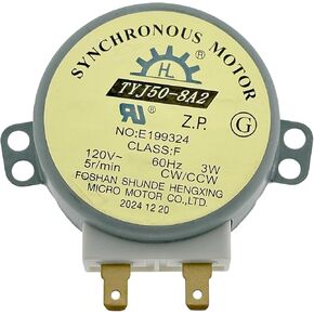 WB26X32190 ميكروويف القرص الدوار المحرك متزامن TYJ50-8A2 OEM PRESSIONS ، يحل محل 5304509440 ، WB26X10176 ، WB26X30161 ، 00617213 ، 5304513471