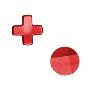 2 Pack Elite 2 Metal D-Pads Replacement for Xbox One Elite Series 2 Controller, Magnetic Standard D-Pad and Faceted D-Pad for Xbox One Elite Series 2/Series 2 Core/Series 1 Controller (Red)