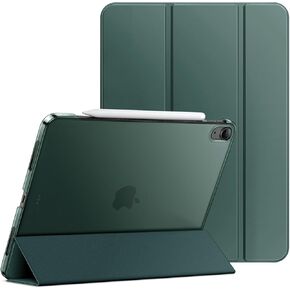 JETech Case for iPad Air 13-Inch M2 (2024), Slim Stand Hard Back Shell Smart Cover with Auto Wake/Sleep (Black)
