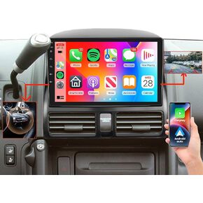 8 Core 6G+128G Android 13 Car Radio for Honda CRV 2002-2006, Rimoody Car Stereo Wireless Carplay Android auto GPS WiFi 9'' Touchscreen Mirror Link DSP-36 Bluetooth FM/RDS Radio 59 UI + Rear Camera
