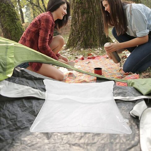 وسادة سرير وسادة شفافة قابلة للنفخ أريكة صافية مقاومة للماء مقاوم للنفخ وسادة رمي الحشو تعبئة كبيرة وسادة قابلة للنفخ في الهواء الطلق إدراج in Kuwait