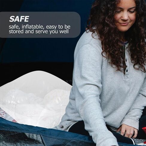 وسادة سرير وسادة شفافة قابلة للنفخ أريكة صافية مقاومة للماء مقاوم للنفخ وسادة رمي الحشو تعبئة كبيرة وسادة قابلة للنفخ في الهواء الطلق إدراج in Kuwait