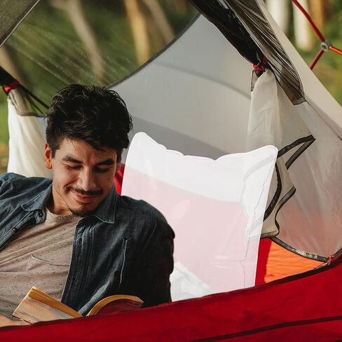 وسادة سرير وسادة شفافة قابلة للنفخ أريكة صافية مقاومة للماء مقاوم للنفخ وسادة رمي الحشو تعبئة كبيرة وسادة قابلة للنفخ في الهواء الطلق إدراج in Kuwait