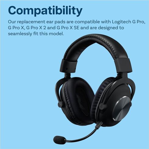 منصات الأذن استبدال سماعات Logitech G Pro ، G Pro X ، G Pro x 2 ، G Pro in Kuwait