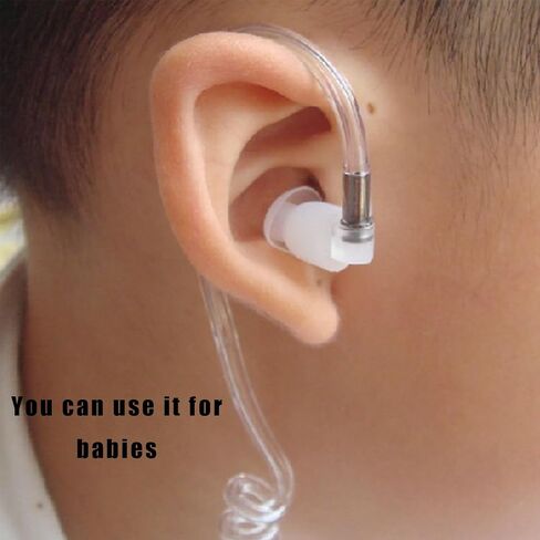 Degpum Secret Spy Earpiece Headphones, Spy Earpiece, Secret Service Earpiece, FBI CIA Secret Service Security Guard Ear Piece Costume Accessory for Kids, Intercom Headset Air Duct Accessories in Saudi Arabia
