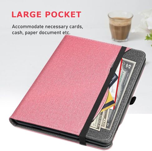 Case for Google Pixel Tablet (11-inch, 2023), Multi-Angle Viewing Protective Stand Cover with Pencil Holder & Pocket and Protective Tape, Compatible with Charging Speaker Dock, Gray in Saudi Arabia