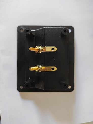 2Pcs 2-Way Speaker Box Terminal Cup 90x80mm Binding Post Screw Connectors Plugs Subwoofer Box Speaker Terminal for DIY Home Car Stereo Speaker & Subwoofer in Saudi Arabia