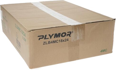 Plymor 18" x 24" (Pack of 100), 4 Mil Heavy Duty Zipper Reclosable Plastic Bags in Saudi Arabia