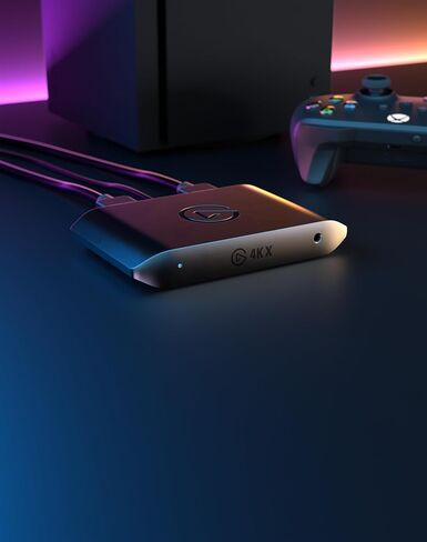 Elgato 4K S – External Capture Card for PS5, Xbox Series X/S, Switch 2, PC, Mac, iPad | 4K60, 1440p120, or 1080p240 Passthrough and Capture, HDR10, VRR, USB-C, Near-Zero Latency in Saudi Arabia
