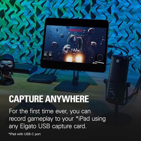 Elgato 4K S – External Capture Card for PS5, Xbox Series X/S, Switch 2, PC, Mac, iPad | 4K60, 1440p120, or 1080p240 Passthrough and Capture, HDR10, VRR, USB-C, Near-Zero Latency in Saudi Arabia