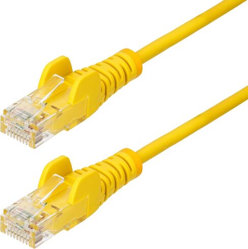 StarTech.com 25ft Gray Slim CAT6 Ethernet Cable, Snagless RJ45, LSZH, 28AWG Pure Bare Copper, Slim Network Patch Cable/Cord in Kuwait