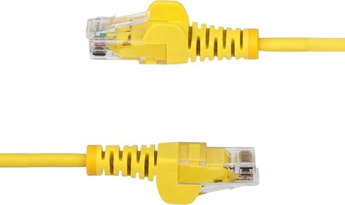 StarTech.com 25ft Gray Slim CAT6 Ethernet Cable, Snagless RJ45, LSZH, 28AWG Pure Bare Copper, Slim Network Patch Cable/Cord in Kuwait