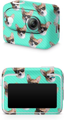 Carbon Fiber Skin Compatible with Insta360 GO 3 (2023) - Primary Honeycomb - Premium 3M Vinyl Protective Wrap Decal Cover - Easy to Apply | Crafted in The USA by MightySkins in Saudi Arabia