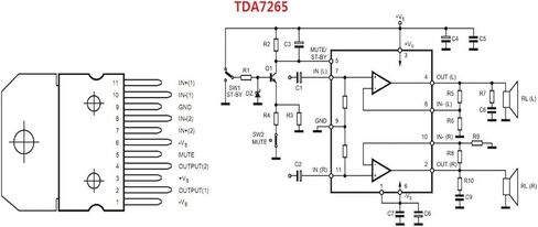 2PCS New TDA7296 60W IC for AUDIO POWER AMPLIFIER ZIP in Kuwait