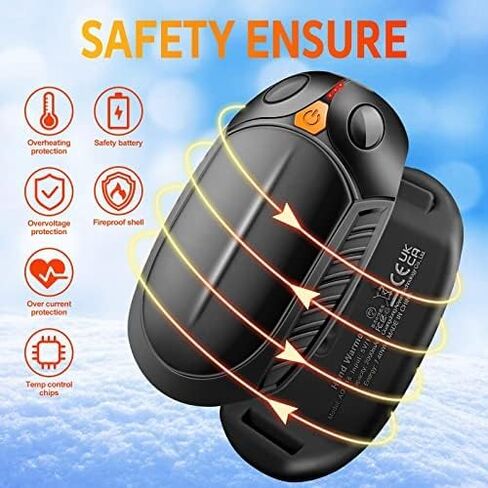 2 Pack Hand Warmers Rechargeable,Portable Electric Hand Warmers Reusable, 2 in 1 Hand Warmer Great Warm Gift for Christmas Outdoors/Indoor/Hunting/Golf/Camping/Football for Men Women Khaki in Saudi Arabia