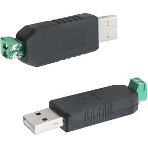 2PCS USB إلى 485 وحدة محول USB إلى وحدة محول المحول RS485 لـ WIN8/WIN7/LINUX/XP/VISTA مع معلمة جهاز المنفذ RS485 إعداد بيانات الاتصالات HAHA