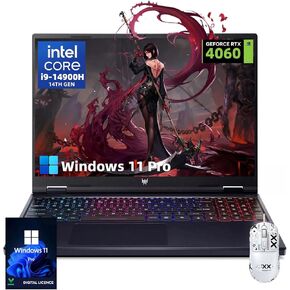 Acer Nitro v Gaming Laptop - 15.6 "FHD IPS 144Hz Display ، Intel I9-13900H (حتى 5.4 GHz) ، NVIDIA RTX 4060 (8 GB GDDR6) ، Windows 11 Pro & Free Office Pro ، Backlit Keyboard ، 32 GB DDR5 |