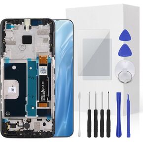 for TCL 4X 5G T601DL Screen Replacement Kit Full LCD Screen Display Touch Digitizer Frame Full Assembly with Repair Tool for Model TCL 4X 5G T601DL 6.52inch