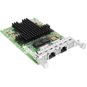 10GbE OCP3.0 NIC for Intel X710-T2L OCP3.0, 2.5GbE/5GbE/10GbE Copper Dual RJ45 Ports, with Intel X710-AT2 Chip,10Gb OCP3.0 SFF Ethernet Adapter Support Windows/Linux/VMware
