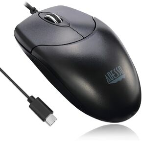 Adesso iMouse M6C-TAA USB Type-C Desktop Full Size Mouse TAA Certified