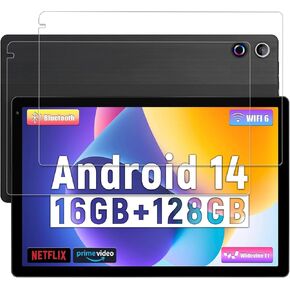 [2 Pack] Screen Protector for FEARWIKY FKYC12 Android 10.36 Inch Tablet Tempered Glass Film, Screen Protector for FEARWIKY FKYC12 10.36 Inch Anti-Scratch & Sensitive & 9H Hardness