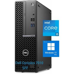 Dell Optiplex 7010 SFF Desktop Computer, Business Mini PC, Intel Core I5-12500, 6 Core, 12 Threads, up to 4.6 GHz, 64GB RAM 1TB SSD, RJ-45 Ethernet, HDMI, WIFI6, Bluetooth, Windows 11 Pro