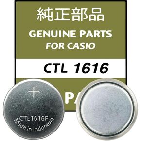 Replacement Battery for Casio Solar Powered Watches - Compatible with Panasonic CTL1616, CTL1616F, and Part Numbers 10065657, 10291127, 10382262, 10175828, 94806704