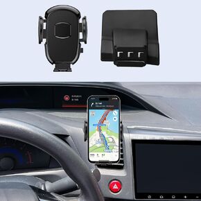 Car Phone Holder Fits for Honda Civic 2012-2015 Accessories with Buckle Compatible with Car Vent Mount and Close Fitting, Easy to Install Fit for iPhone Android and All Smartphones