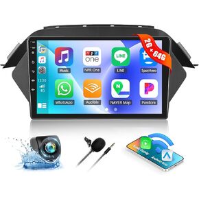 2G+64G CAR Stereo Radio لـ Honda Acura MDX 2007-2013 مع Carplay Android Auto و Android 13 Head و 9 بوصة شاشة Bluetooth Car Radio مع GPS WiFi FM RDS HD Camera