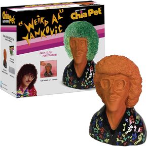 Chia Pet Indiana Jones with Seed Pack, Decorative Pottery Planter, Easy to Do and Fun to Grow, Novelty Gift, Perfect for Any Occasion
