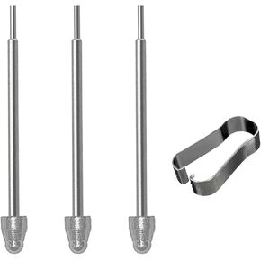 3 Pack Z Fold S Pen Metal Nibs Replacement for Samsung Galaxy Z Fold 6/5/4/3 Stylus Pen Tips,Metal Replacement Nibs for Samsung Z Fold 6/5/4/3 Stylus Pen Tips with Removal Tweezers