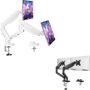 Dual Monitor Stand fits up to 32 inch+Dual Monitor Mount for 13-32 inch Screens