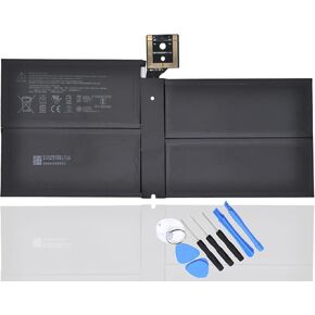 G3HTA038H DYNM02 Laptop Battery for Microsoft Surface Pro 5th Model 1796/2017 Surface Pro 6 Model 1807/1809/1796,/2018 12.3" 2-in-1 Core i5 i7 m3 FJU-00001 FKJ/FKG-00001 7.57V 45Wh 5940mAh