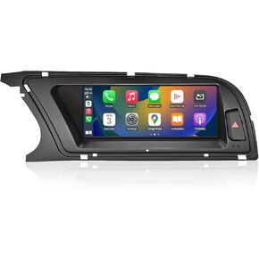 Road Top 8.9 Inch Car Radio Wireless CarPlay Touchscreen for Audi A4 2009-2015 Year with 2GMMI, Car Radio Stereo Multimedia Screen, Support Wireless Android Auto, Navigation, Mirrorlink