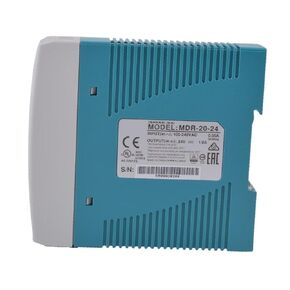 MDR-20-24 24V 1A 24W DIN Rail Power Supply, High Efficiency, for Industrial Automation, Control Systems