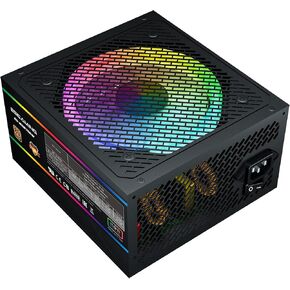 80 Plus Gold Power Supply APFC 750W ، مزود الطاقة Computer Gaming Computer Modular بالكامل مع ARGB Light 120mm Silent RGB ، ضمان لمدة 5 سنوات