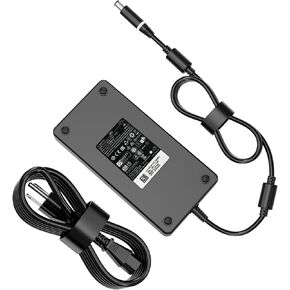 240W AC Charger fit for Dell Alienware M15 M17 R3 R4 R5 R2 15 17 R2 R3 X17 X16 X15 G5 G7 X51 M17X M14X La240pm190 Laptop Adapter Power