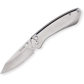 Buck Knives 744 Sovereign Button Lock Pocket Knife, Carbon Fiber
