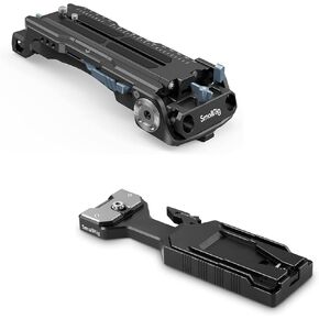 SMALLRIG Quick Release Shoulder Plate for Sony VCT-14 Tripod Adapter with Rosettes + Universal Quick Release Tripod Adapter Plate