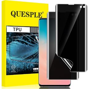 2 Pack TPU Privacy Screen Protector for Samsung Galaxy S20 6.2 inch[Not Glass], True 28° Anti-Spy, Fingerprint Unlock Support, High Sensitivity, Case Friendly