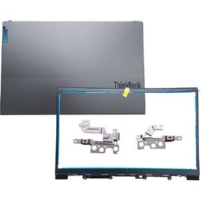 5CB1B34808 5H50S28995 5B30S18986 استبدال LCD الغطاء الخلفي الغطاء الخلفي الغطاء الخلفي مع مفصلات وإطار الإطار الأمامي لـ Lenovo Thinkbook 15 G2 G3 ITL/are/ACL Sliver
