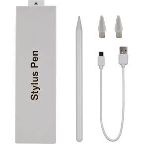 Stylus Pencil is Suitable for Most capacitive Screen Products,Comes with 2 Replaceable nibs,White