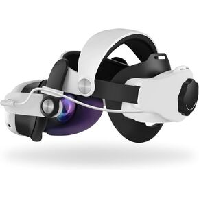 Comfort Comfort Battery Head Strap For Quest 3 ، VR Battery Pack Battery HeadStrap متوافق مع Meta Quest 3 Elite Strap لتوسيع وقت اللعب VR - 8000 مللي أمبير في الساعة