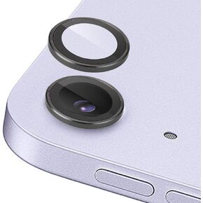 (2 Set for iPad Air 13 M3/ iPad Air 11/ iPad 11 A16 (2025) Camera Lens Protector, 9H Tempered Glass Camera Cover Protector Metal Ring Decoration Accessories (Black)