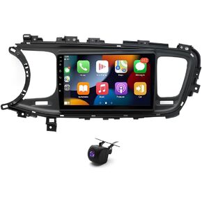 9" Android 13 Wireless CarPlay Android Auto Car Radio Receiver for Kia Optima K5 2011-2015, 2+32G Touch Screen Double Din Car Stereo with WiFi Bluetooth FM RDS GPS Navigation AHD Backup Camera