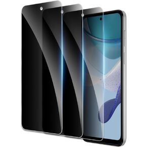 Privacy Screen Protector for Motorola Moto G 5G 2023, Shatterproof Tempered Glass Accessories, Anti Spy Tempered Glass Film, Case Friendly Ultra Resistant 9H Hardness Anti-Glare HD Black -3 Pack