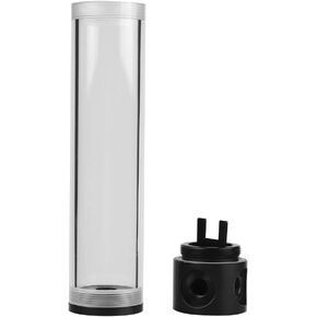 Water Cooling Reservoir 50mm Diameter G1/4 Thread Water Cooling Systems DIY Extra Long Cylinder WaterCooled for Computer Cooling (240mm)